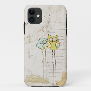 whimsical owl iphone 5 hoesje