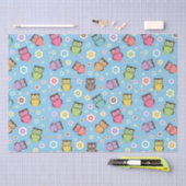Whimsical Owl Patroon Tissuepapier (Craft)
