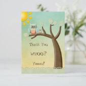 Whimsical Ownership You Baby shower Bedankkaart (Staand voorkant)