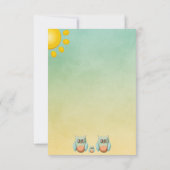 Whimsical Ownership You Baby shower Bedankkaart (Achterkant)