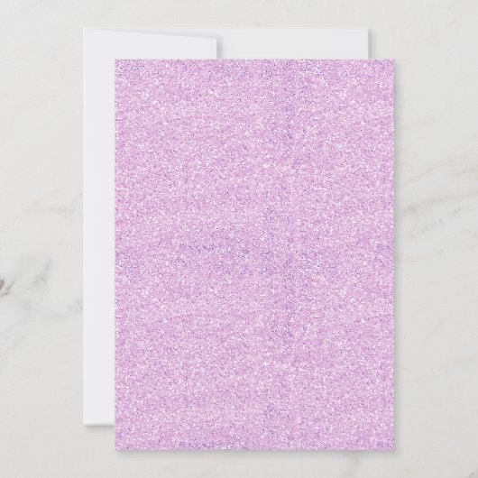 Whimsical Paarse kleine vlinder 1e verjaardag Kaart (Achterkant)