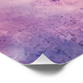 Whimsical Paarse Quill Book Signing Event Poster (Hoek)