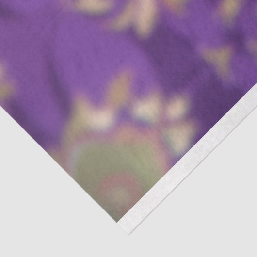 Whimsical Paarse Regal Spider Art Tissuepapier (Detail)