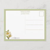 Whimsical  paasbundels & Daisies Briefkaart (Achterkant)