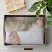 Whimsical Paashaas met Vlinders Decoupage Tissuepapier (Geschenk)