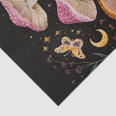 Whimsical Paddenstoelen Moten en Maan Decoupage Tissuepapier (Detail)