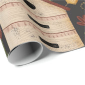 Whimsical Painted Bee Hives Beekeeper Honey Cadeaupapier (Rol Hoek)