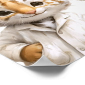 Whimsical Pajama Animals: Soft Pastel Party Accent Poster (Hoek)