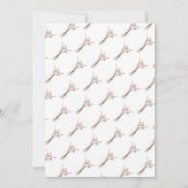 Whimsical Pajama Parade: Baby Shower Invitation  Kaart (Achterkant)