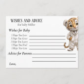 Whimsical Pajama Parade Wishes and Advice Informatiekaartje (Voorkant)