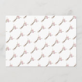 Whimsical Pajama Parade Wishes and Advice Informatiekaartje (Achterkant)