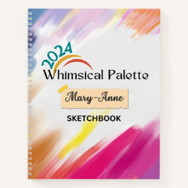 Whimsical Palette Schetsboek Notitieboek