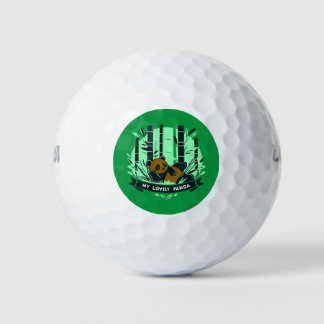 Whimsical Panda Gifts: Schattige Design & Kunstwer Golfballen