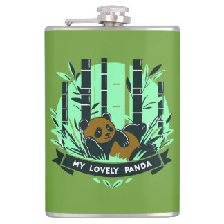 Whimsical Panda Gifts: Schattige Design & Kunstwer Heupfles