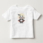 Whimsical Panda Wizard with Magic Hat Kinder Shirts (Voorkant)