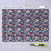 Whimsical Pansy kleurrijk patroon Tissuepapier (Craft)