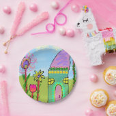 Whimsical Papieren Bordje (Feest)