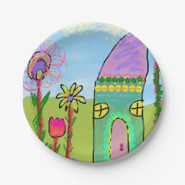 Whimsical Papieren Bordje