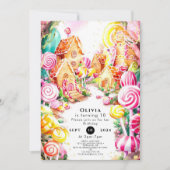 Whimsical Paradise Candyland Verjaardag Kaart (Voorkant)