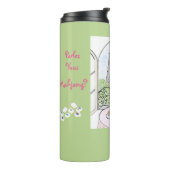 Whimsical Parijs en Eiffeltoren Parley MAHJONG Thermosbeker (Gedraaid links)