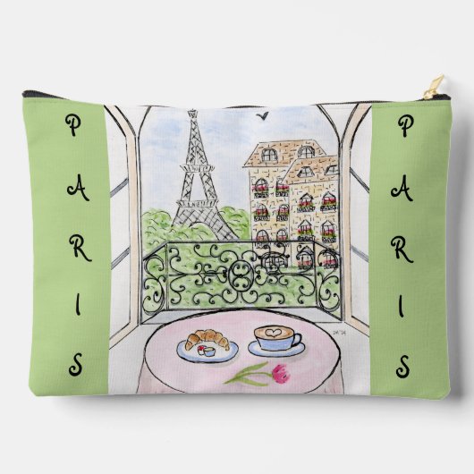 Whimsical Paris and Eiffel Tower  Etui (Achterkant)