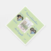 Whimsical Paris Eiffel Tower Bisou Kiss PHOTO Servet (Hoek)