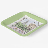 Whimsical Paris Eiffel Tower I Adore You! Papieren Bordje (Gebogen)