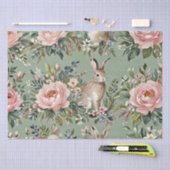 Whimsical Pasen Konijn Waterverf Tissuepapier (Craft)