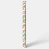Whimsical Pastel Blad Kunst Beschermend Samsung Galaxy Hoesje (Linkerkant)