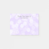 Whimsical pastel bokeh polka dots meiden post-it® notes (Voorkant)