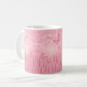 Whimsical Pastel Butterfly Sunrise Mug Koffiemok (Voorkant links)