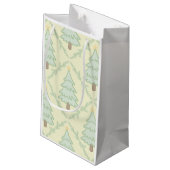 🎁 Whimsical Pastel Christmas Gift Bag  Klein Cadeauzakje (Achterkant Gekanteld)