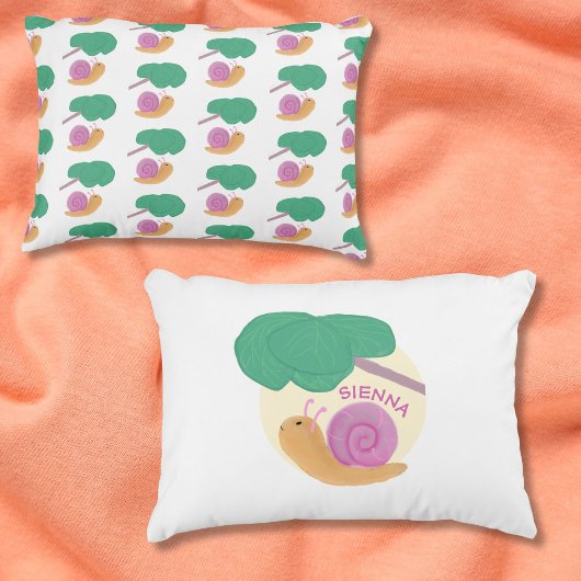Whimsical Pastel Cute Slak Persoonlijke kinderen Accent Kussen