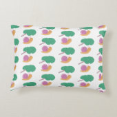 Whimsical Pastel Cute Slak Persoonlijke kinderen Accent Kussen (Achterkant)