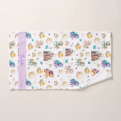 Whimsical Pastel Eenhoorns en kastelen Fantasy Bad Handdoek (Handdoek)