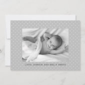 Whimsical Pastel Flowers Baby Foto Geboorte Aankondiging (Achterkant)