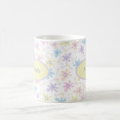 Whimsical Pastel Flowers Koffiemok (Center)