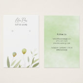 Whimsical Pastel Foliage Ballonnen Print Kaart (Voorkant /achterkant)