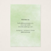 Whimsical Pastel Foliage Ballonnen Print Kaart (Achterkant)