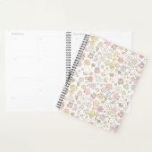 Whimsical Pastel Garden: een patroon van bloemen Planner (Display)