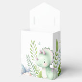 Whimsical Pastel Hatching Soon Dino Baby shower Bedankdoosjes (Geopend)