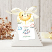 Whimsical Pastel Hatching Soon Dino Baby shower Cadeaulabel