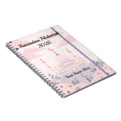 Whimsical Pastel Islamitische Kunst Notitieboek (Rechterzijde)