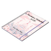 Whimsical Pastel Islamitische Kunst Notitieboek (Linkerzijde)