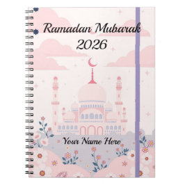 Whimsical Pastel Islamitische Kunst Notitieboek