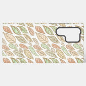 Whimsical Pastel Leaf Art Protective Samsung Galaxy Hoesje (Achterkant horizontaal)
