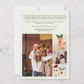 Whimsical Pastel Merry Christmas 4 foto's Feestdagenkaart (Achterkant)