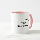 Whimsical Pastel Pink Ghost Pumpkin Halloween Mok (Voorkant rechts)