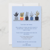 Whimsical Pastel Plant Nieuwe Home Aankondiging Ka (Achterkant)