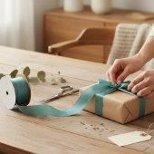 Whimsical Pastel Polka Dot Christmas Satijnen Lint